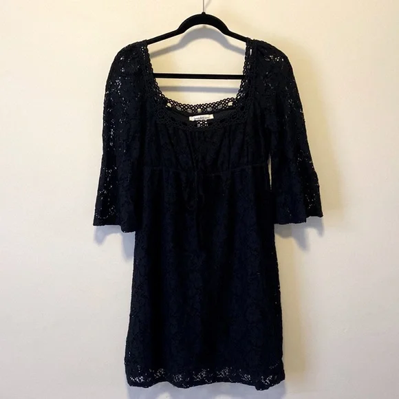 Laundry by Design | Dresses | Laundry By Design Lace Baby Doll Dress Black  Size S | Poshmark